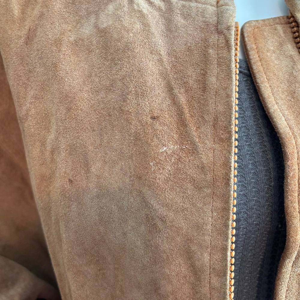 Leather Bomber Jacket - Picture 4 of 14